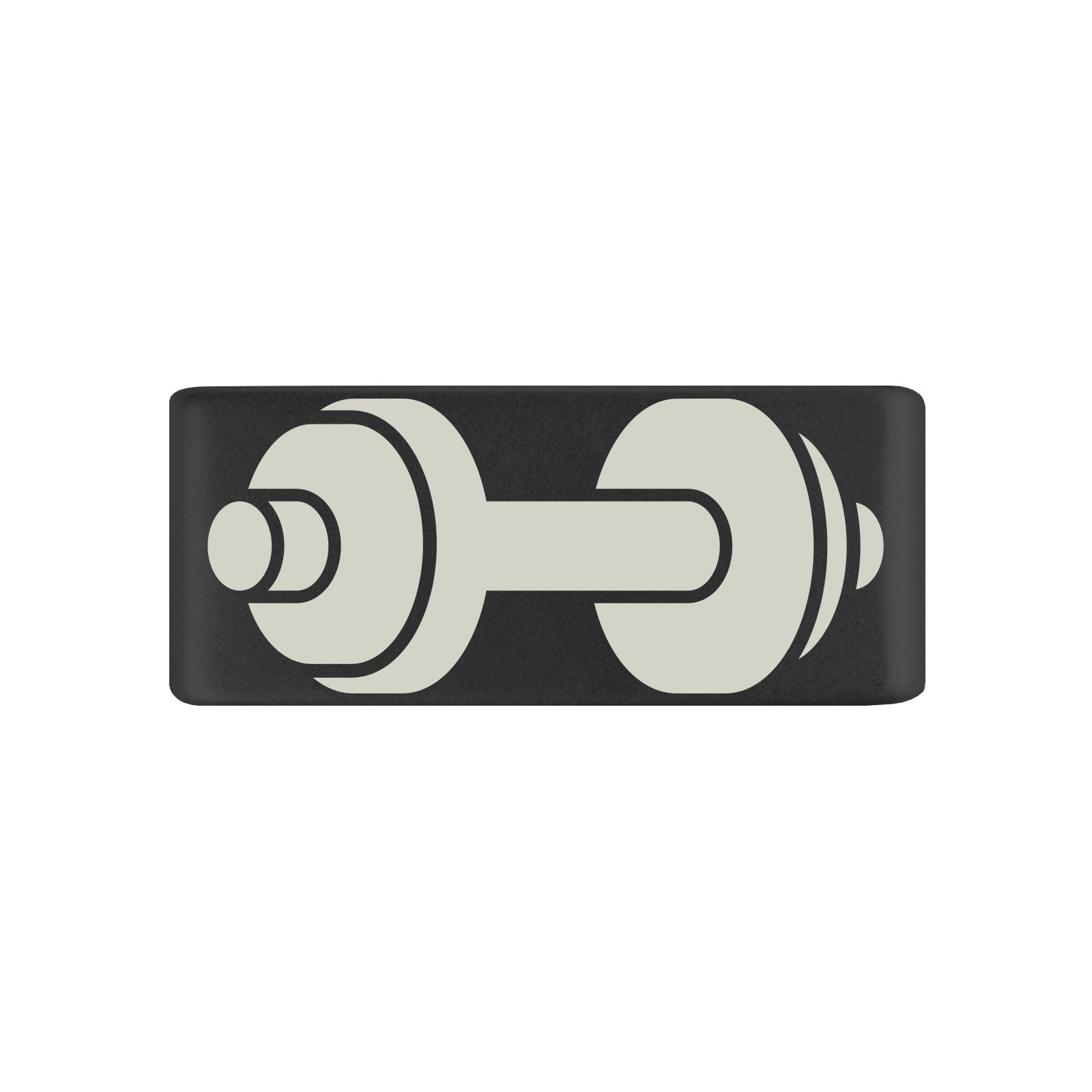 Dumbbell Badge Badge 13mm Graphite ROAD iD