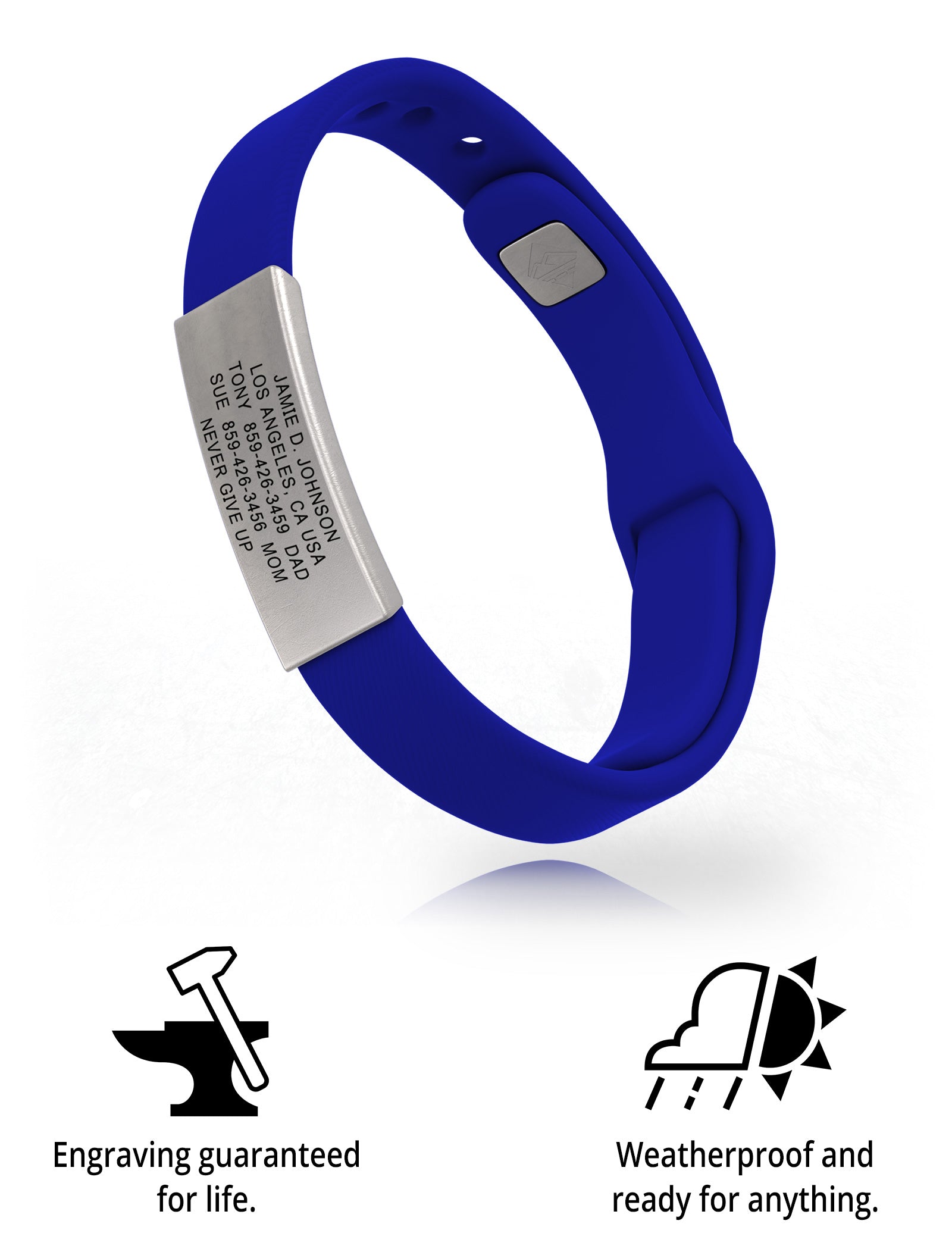 Cycling deals id bracelet