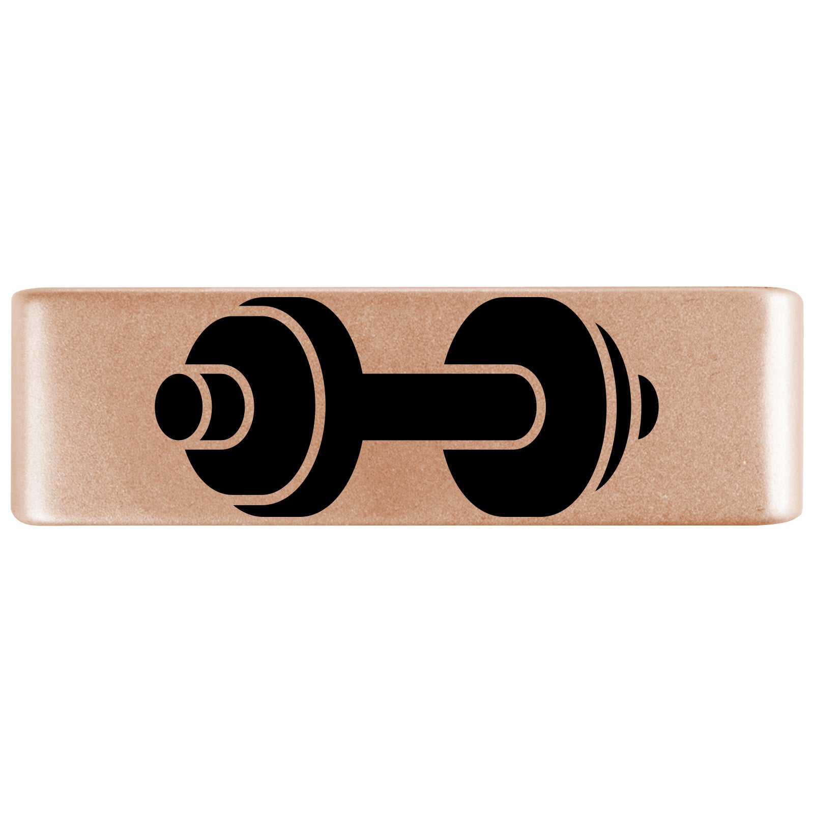 Dumbbell Badge Badge 19mm Rose Gold ROAD iD