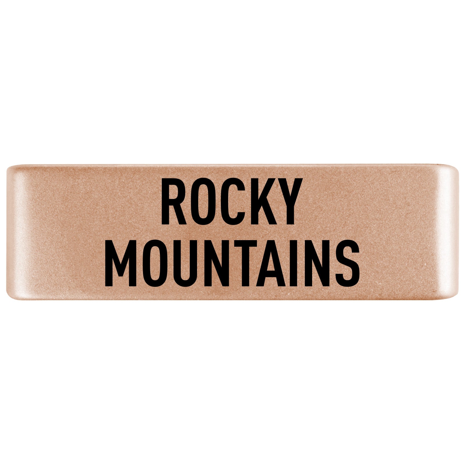 Rocky Mountains Badge Badge 19mm Rose Gold ROAD iD