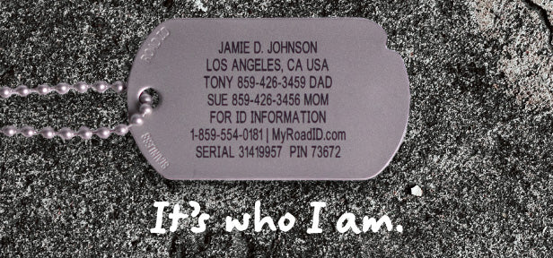 Custom Printed Dog Tag, Single ID Tag - Military Outlet - Military