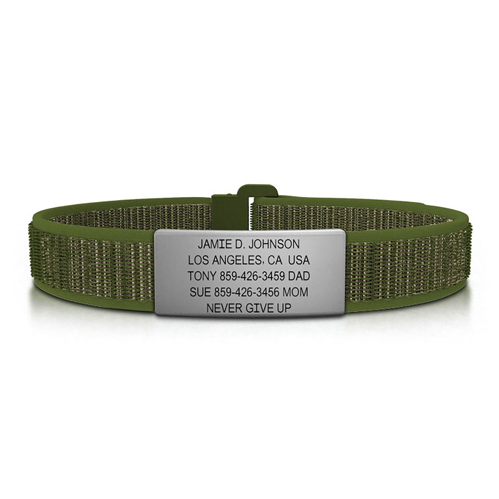 Nylon Loop ID ID 13mm Slate Limited | Deep Forest Green. ROAD iD