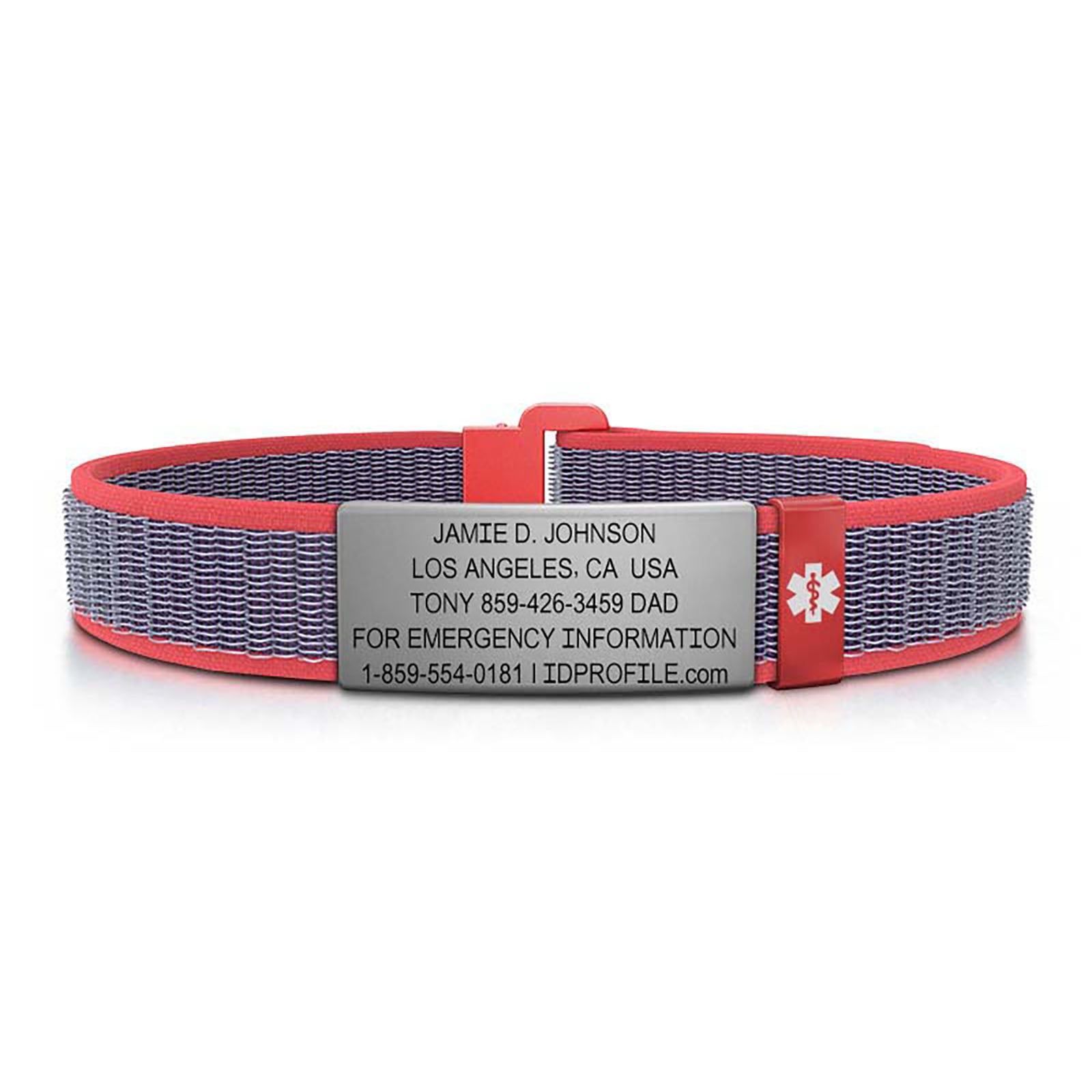 Nylon Loop Medical ID - ML - With iD Profile ID 13mm - ROAD iD