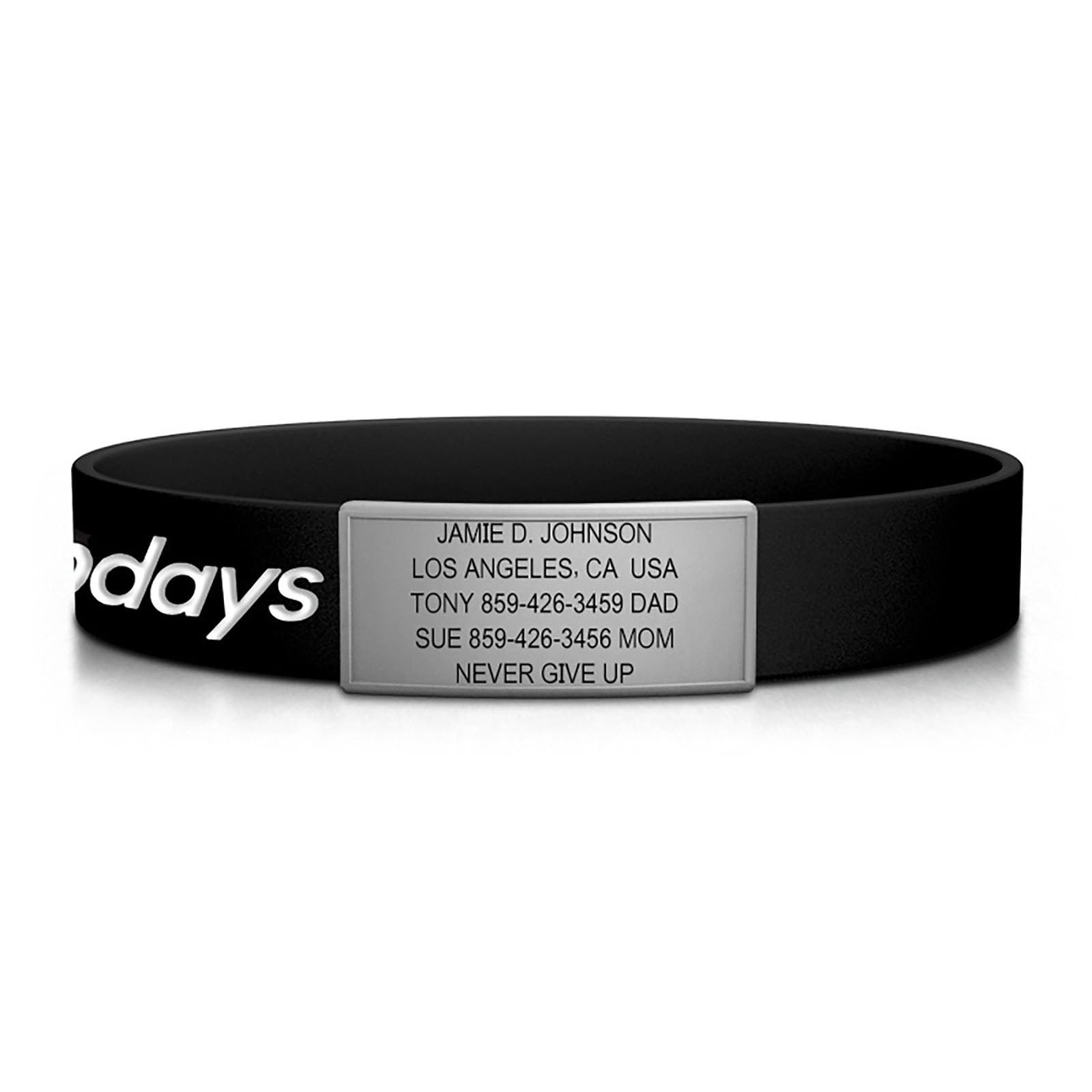 Special Edition Sundays Wrist ID Stretch ID Slate Limited | Sundays ROAD iD