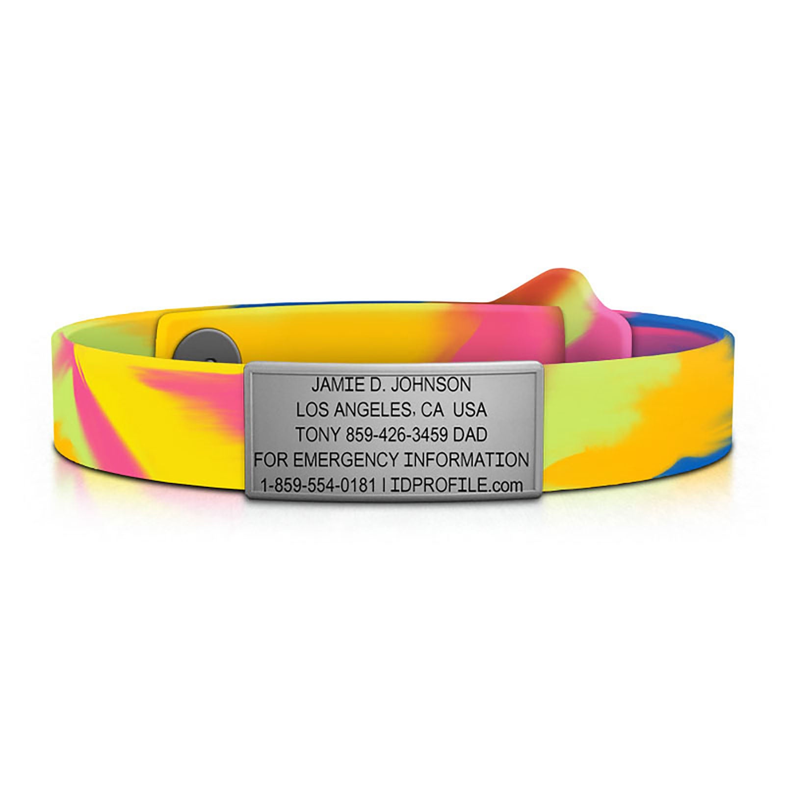 Kidsafe ID - With iD Profile ID Slate Limited | Tie Dye ROAD iD