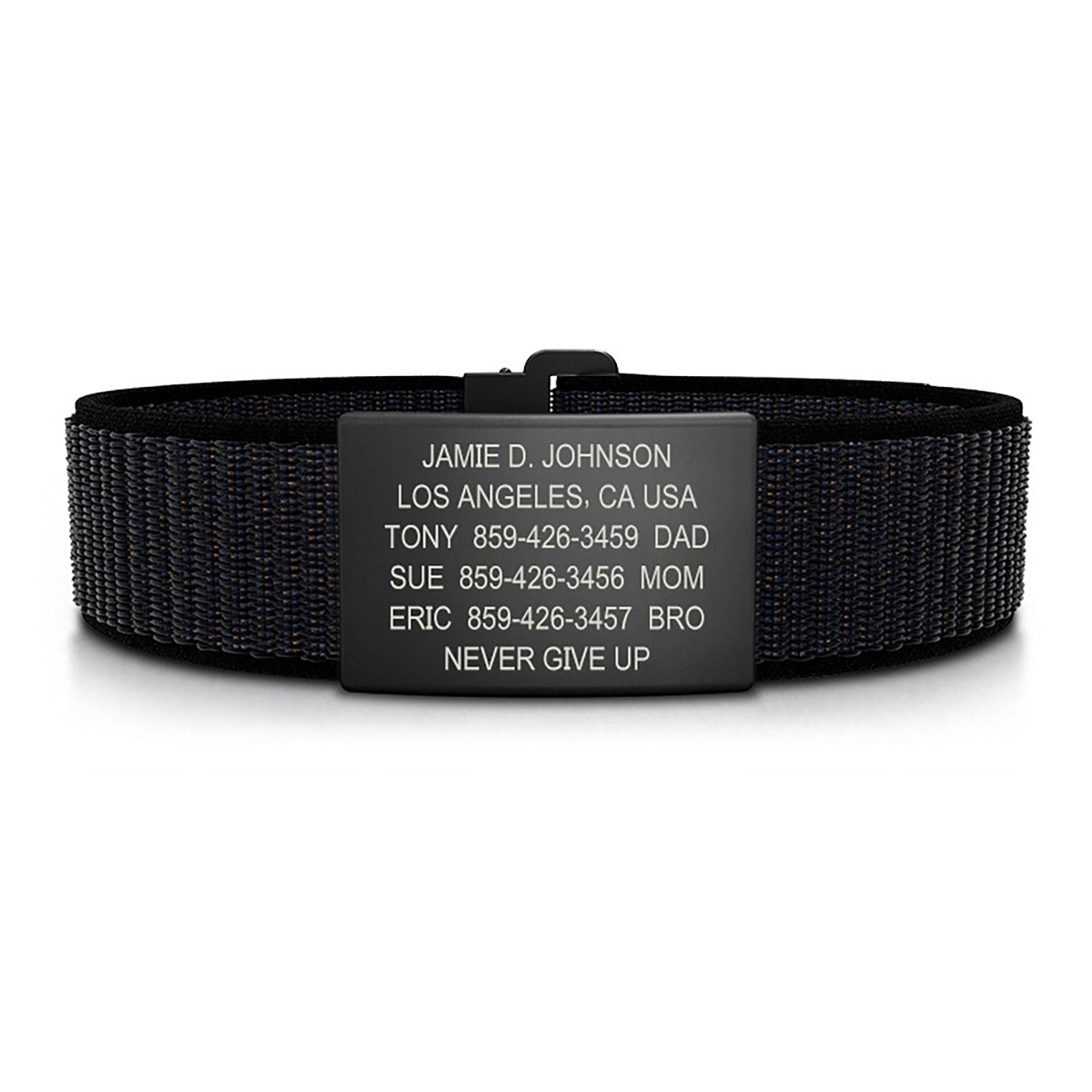 Nylon Loop ID ID 19mm Graphite Classic | Cosmic ROAD iD