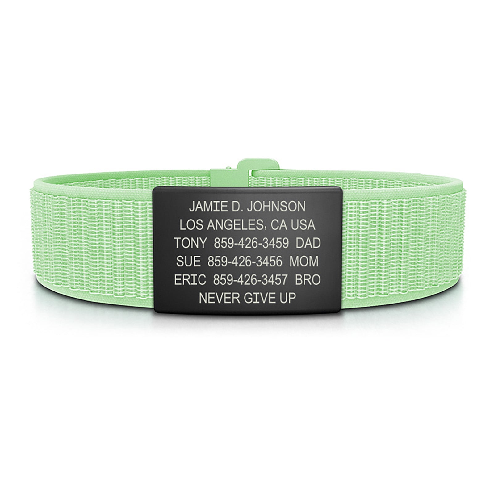 Nylon Loop ID - XL - With iD Profile ID 19mm Graphite Limited | Mint Green ROAD iD