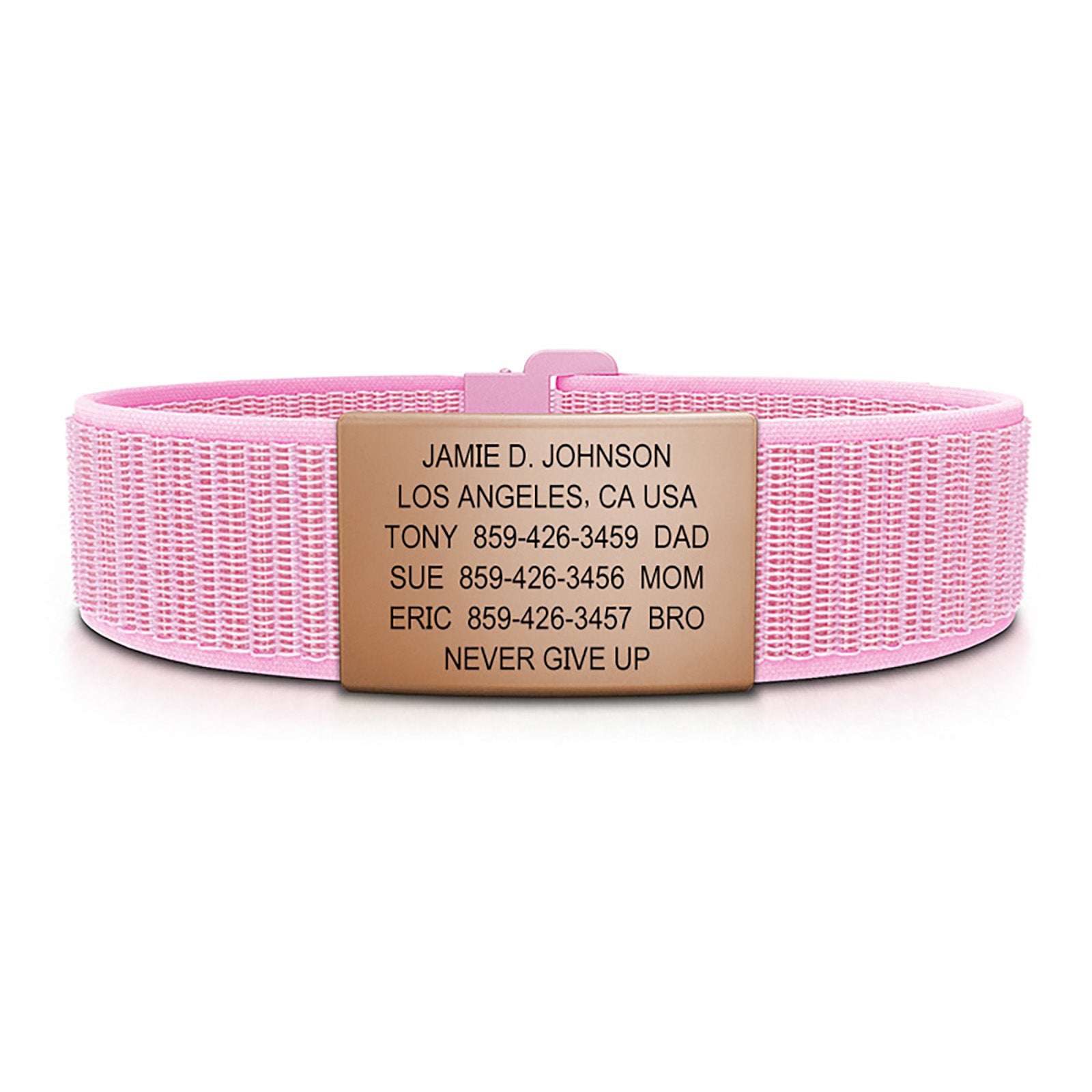 Nylon Loop ID - XL - With iD Profile ID 19mm Rose Gold Limited | Cotton Candy ROAD iD