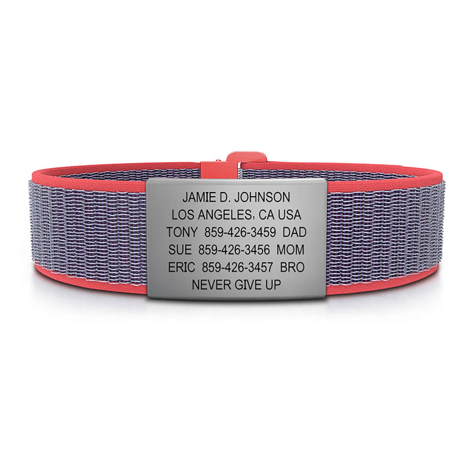 Nylon Loop ID - ML ID 19mm Slate Classic | Coral ROAD iD