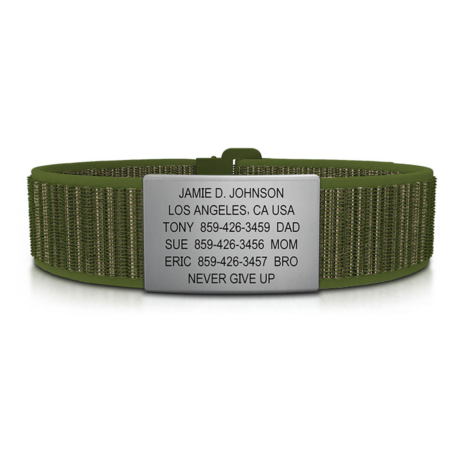 Nylon Loop ID ID 19mm Slate Limited | Deep Forest Green. ROAD iD