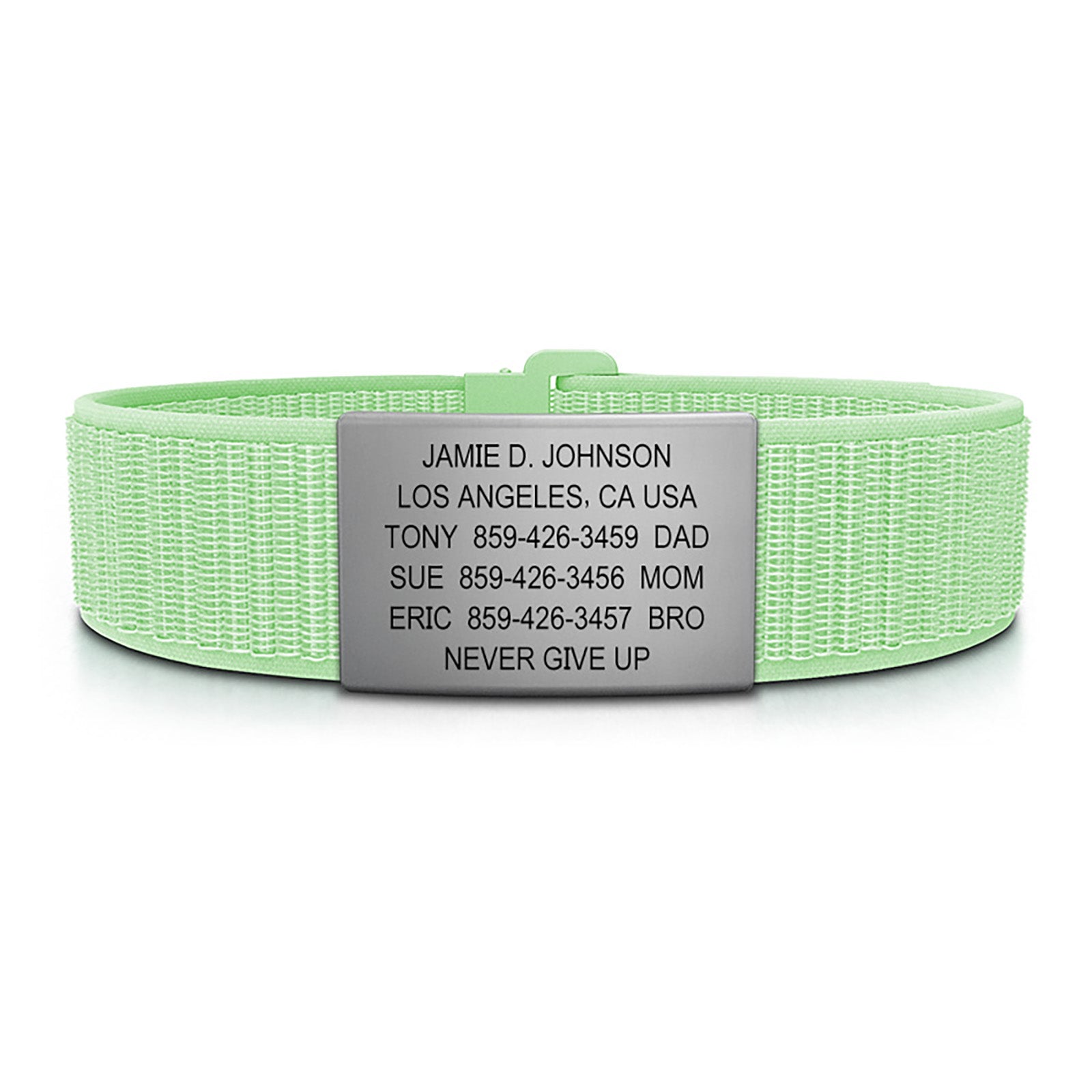 Nylon Loop ID - XL - With iD Profile ID 19mm Slate Limited | Mint Green ROAD iD