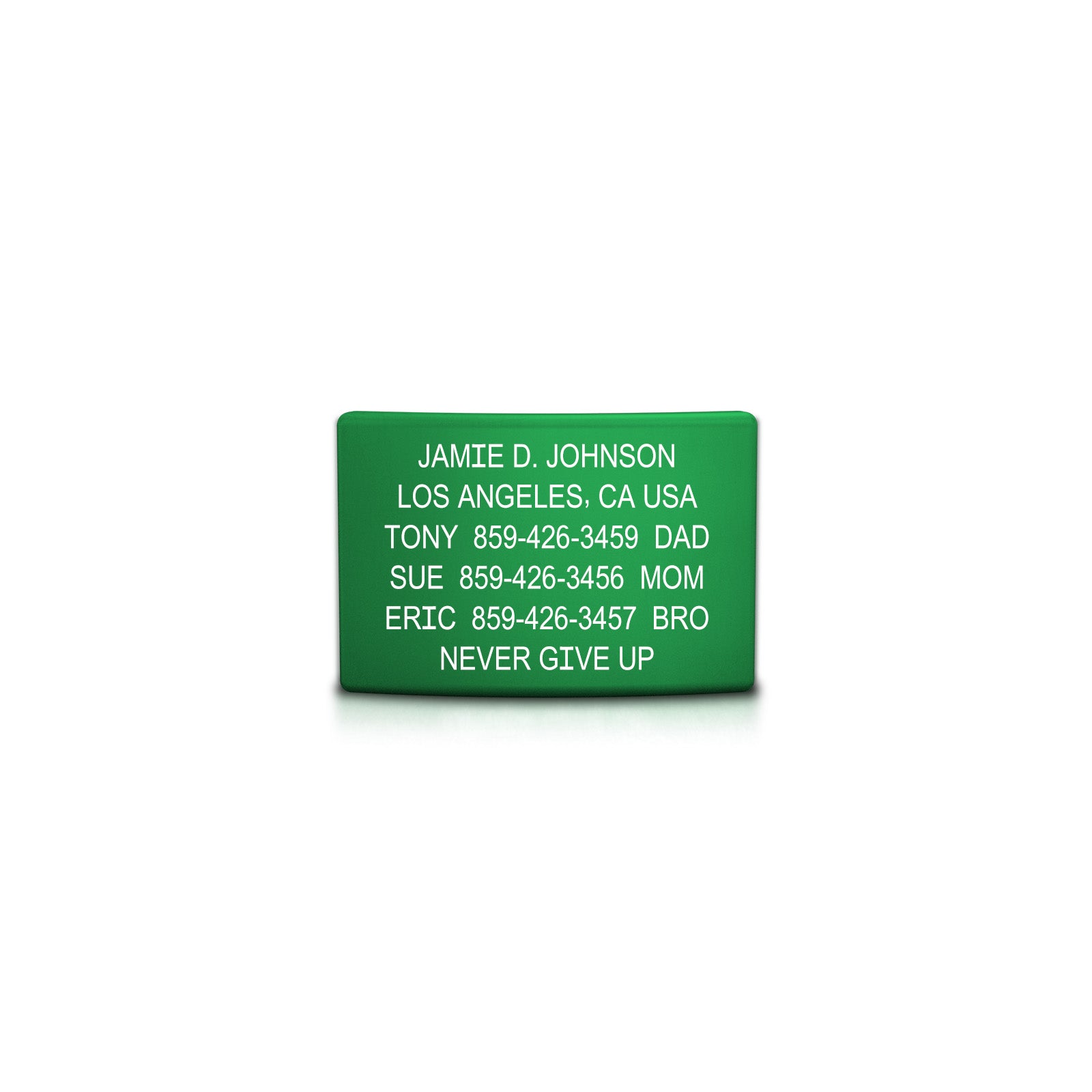 Classic ID Faceplate ID 19mm Emerald ROAD iD